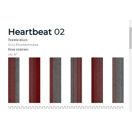 Heart Beat Karo Halı