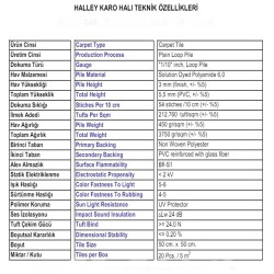 Halley 5000 Karo Halı Serisi