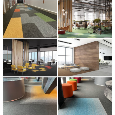 Cobalt SDN Karo Halı | Polyamid Class 33 Bfl-S1 Ticari Zemin Kaplama