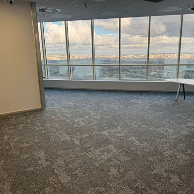 SKYPER Karo Halı 50x50 cm | Polyamid Ofis Halısı | Bfl-s1 Alev Almaz Class 33